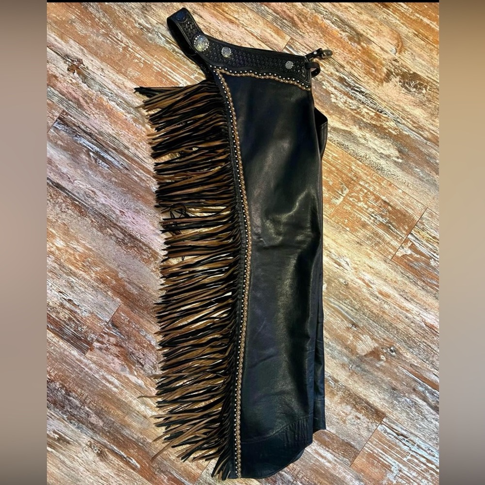 Dave Hack - Shotgun Chaps - Black with copper